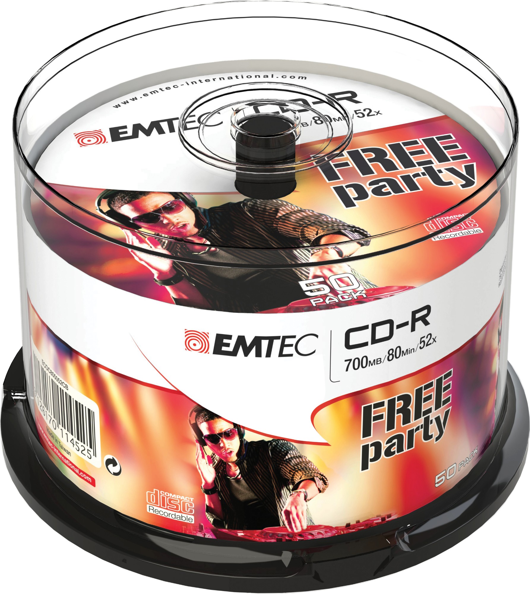Emtec ECOC805052CB blank CD CD-R 700 MB 52x 50 pc(s)