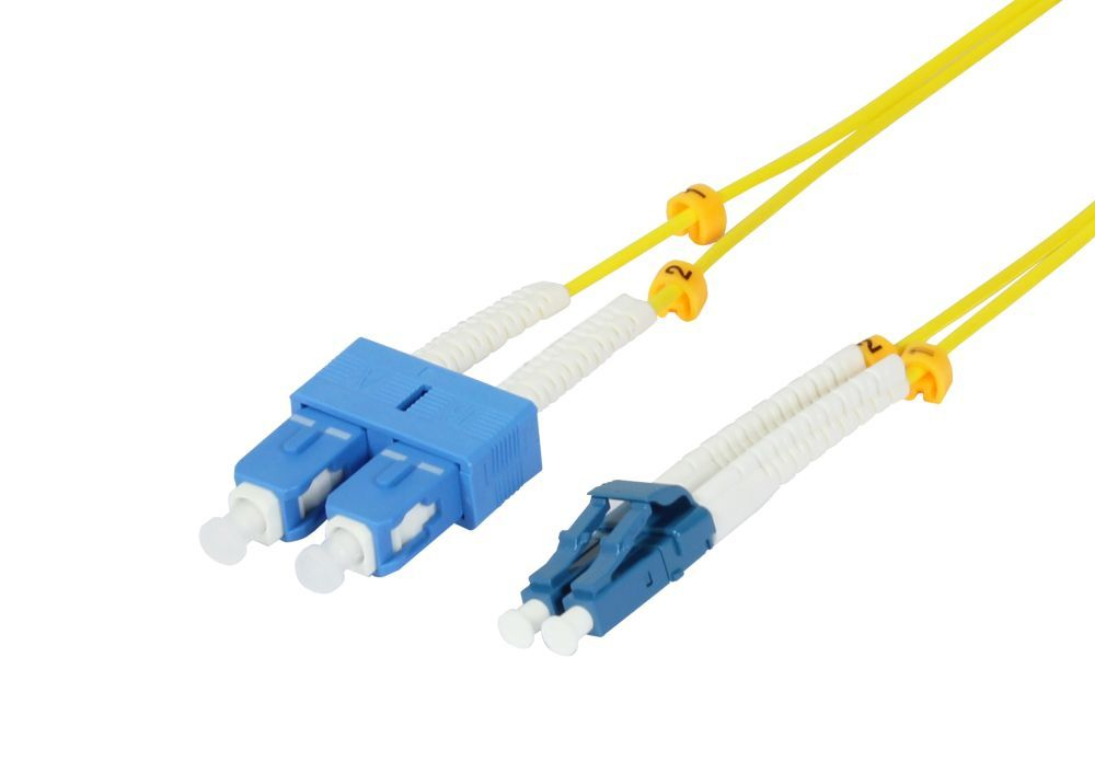 EU Product - LWL-2-Faser-Patchk..LC-SC OS2 AD flexible Knickschutztlle - Cable - Network thumbnail