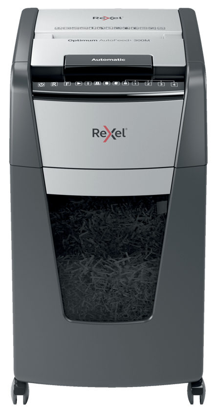 Image of Rexel Optimum AutoFeed+ 300M paper shredder Micro-cut shredding 55...
