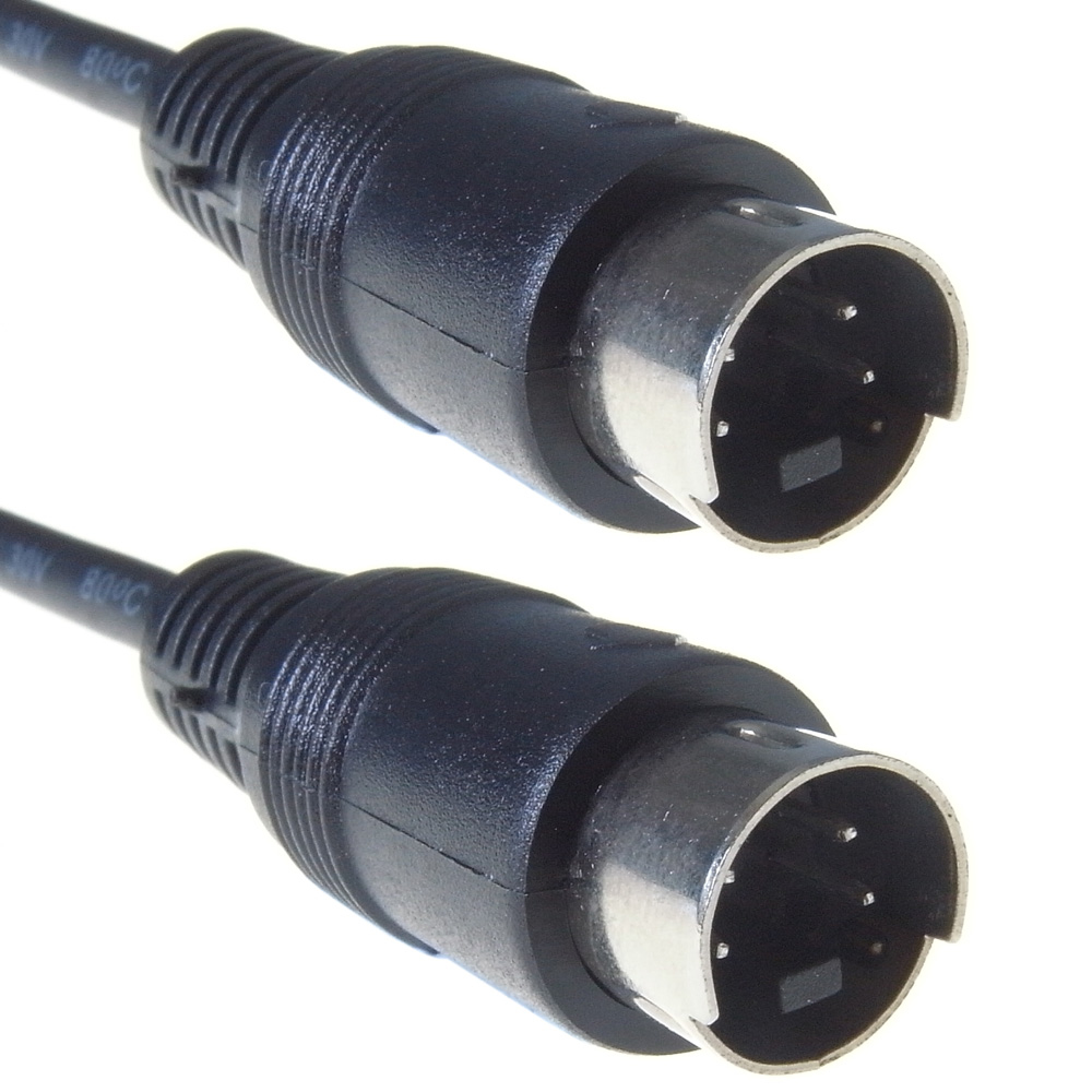 CONNEkT Gear 15m S-Video SVHS 4 pin mini DIN M/M S-video cable S-Video (4-pin) Black
