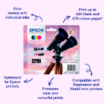 Epson C13T02V64010/502 Ink cartridge multi pack Bk,C,M,Y 4,6ml + 3x3,3ml Pack=4 for Epson XP 5100