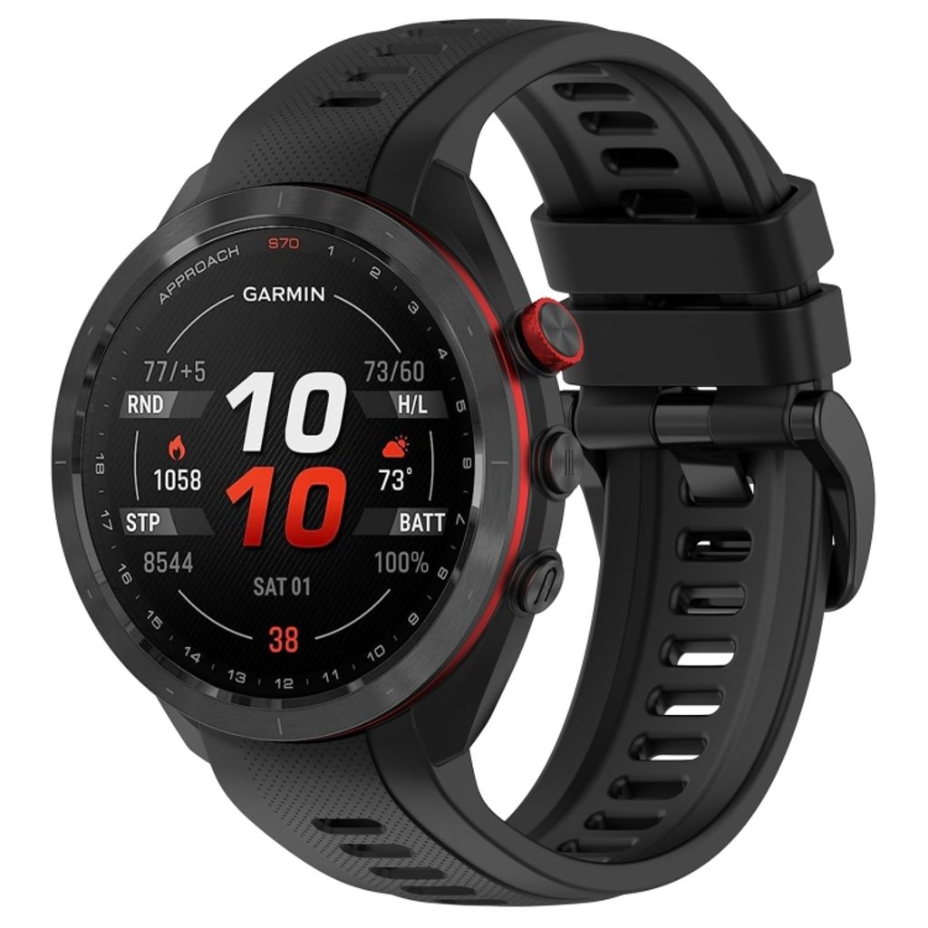 EU Product - Approach S70 42mm Silicone Watch Band - Black thumbnail