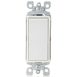 Leviton 5601-2I light switch Stainless steel, Thermoplastic Ivory