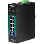 Trendnet TI-PG102I network switch Managed L2 Gigabit Ethernet (10/100/1000) Power over Ethernet (PoE) Black