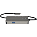 StarTech.com DKT30CHVPD2 interface hub USB 3.2 Gen 1 (3.1 Gen 1) Type-C 5000 Mbit/s Black, Gray