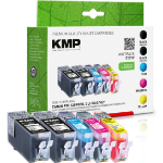 KMP C131V inktcartridge 5 stuk(s) Compatibel Zwart, Cyaan, Magenta, Geel