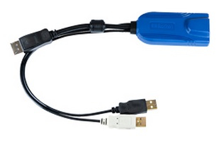 Raritan D2CIM-DVUSB-DP KVM cable Black, Blue