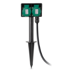 Entac Garden Socket Extension Cord O1S 2 Sockets 5m IP44