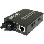 eNet Components ENMC-FGET-MMF2 network media converter 1000 Mbit/s Multi-mode Black