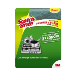 ScotchBrite SB H/Duty Scour Sponge Pk2 Bx6