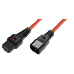 Microconnect PC938 power cable Orange 1 m C13 coupler C14 coupler