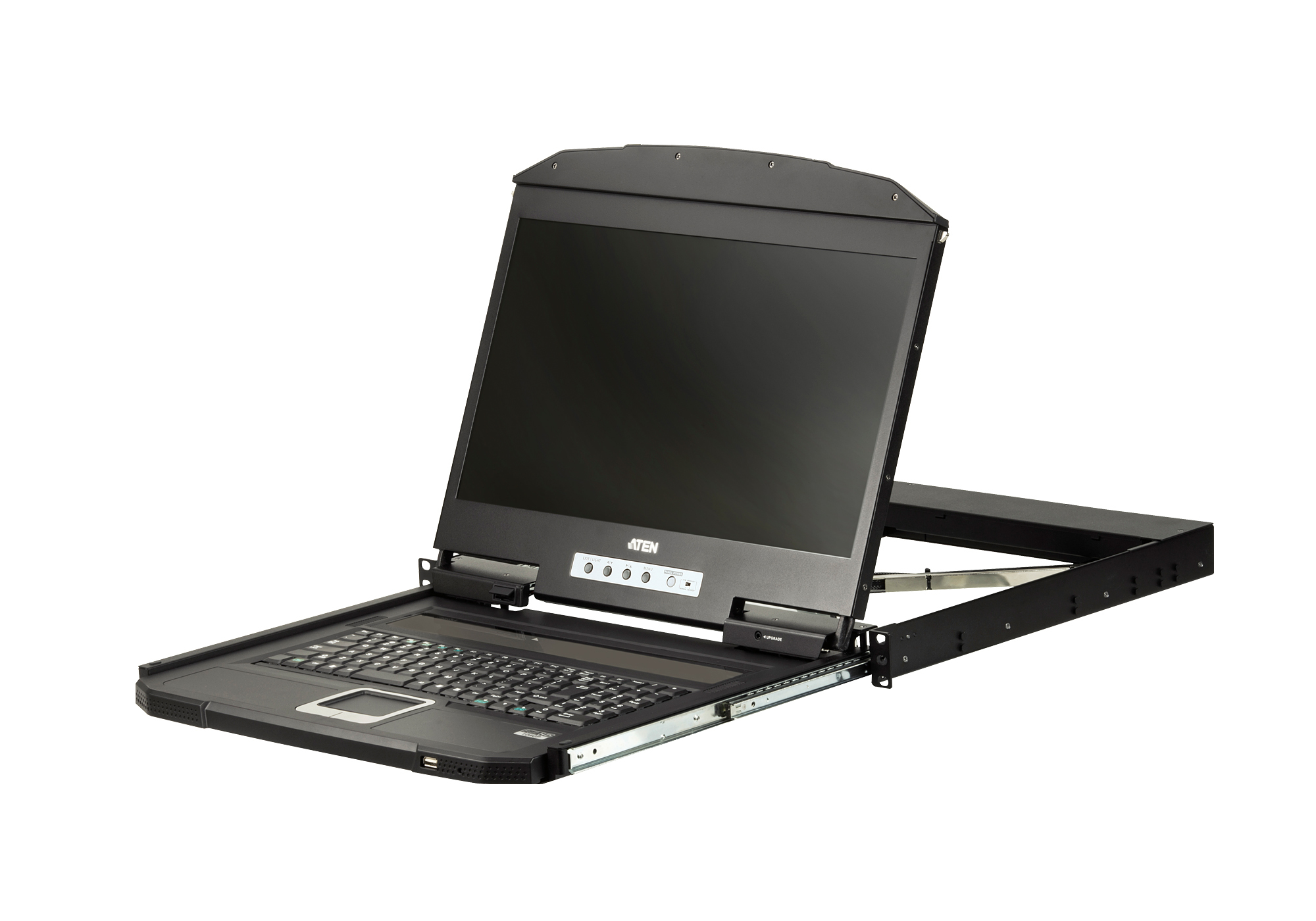 Aten CL3700NW rack console 47 cm (18.5") 1920 x 1080 pixels Metal, Plastic Black 1U
