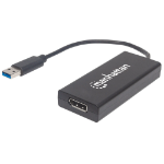 Manhattan 152327 USB grafische adapter 3840 x 2160 Pixels Zwart