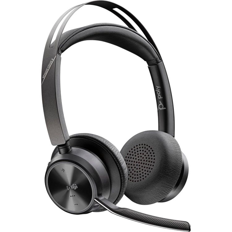 HP Poly Poly Voyager Focus 2 Microsoft Teams Certified USB-C-C Headset +USB-C/A Adapter No localization