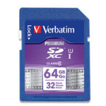 Verbatim 64GB SDXC memory card Class 10