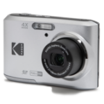 Kodak PIXPRO FZ45 16MP 4x Zoom Compact Camera - Silver - Camera Only