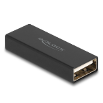 DeLOCK 65106 tussenstuk voor kabels USB Type-A Zwart