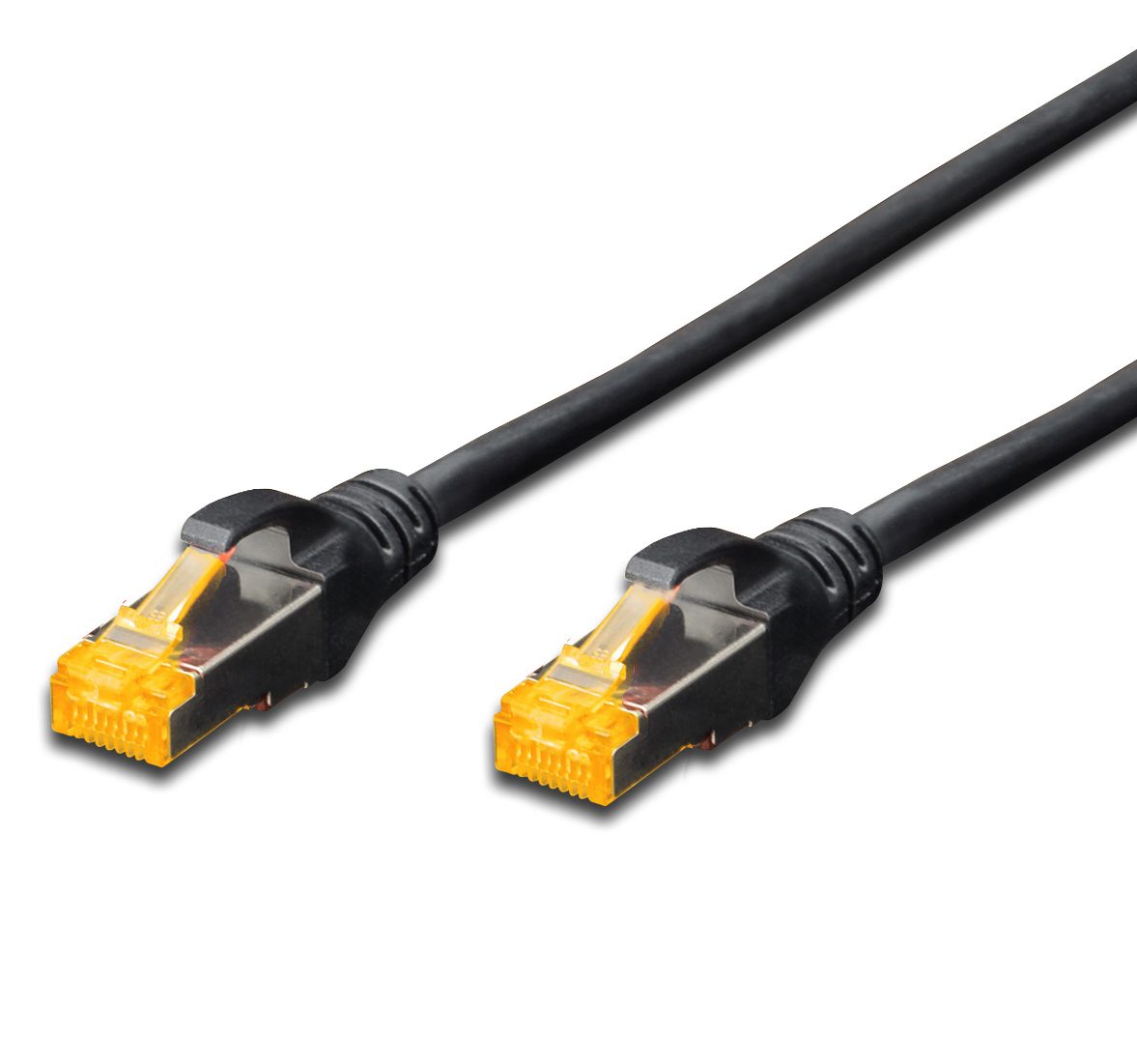 Image of FDL 15M CAT.6a 10Gb S-FTP LSZH PATCH CABLE - BLACK