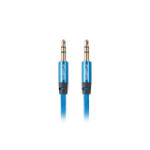 Lanberg CA-MJMJ-10CU-0020-BL audio cable 2 m 3.5mm Blue