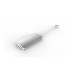 LMP 17101 laptop dock & poortreplicator USB 3.2 Gen 1 (3.1 Gen 1) Type-C Zilver