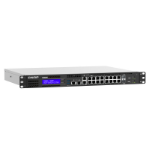 QNAP QGD-1602P Managed L2 Gigabit Ethernet (10/100/1000) Power over Ethernet (PoE) 1U Zwart, Grijs