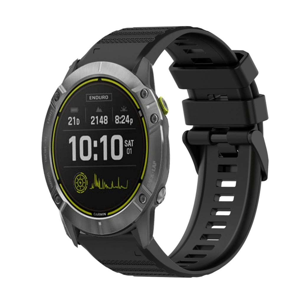 EU Product - Enduro Silicone Watch Band - Black thumbnail