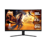 AOC 32' Curved 2K QHD (2560 x 1440) 0.5ms, 180hz, HDR10,  VA, Adaptive Sync, 300 cd/m2, 1500R, HDMI 2.0 and DP 1.4.  VESA 100 x 100. Gaming Monitor