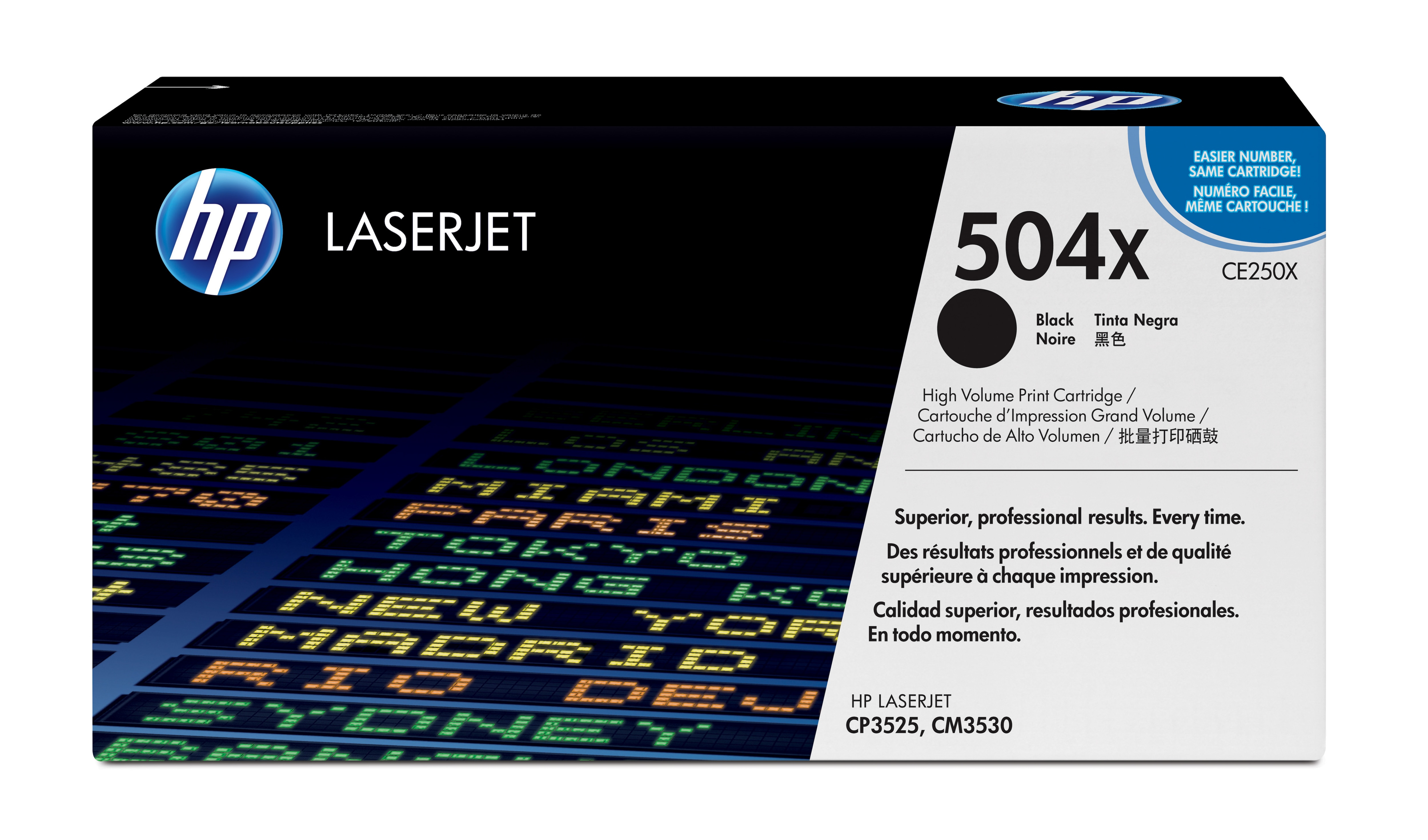 Image of HP CE250X/504X Toner cartridge black high-capacity, 10.5K pages...