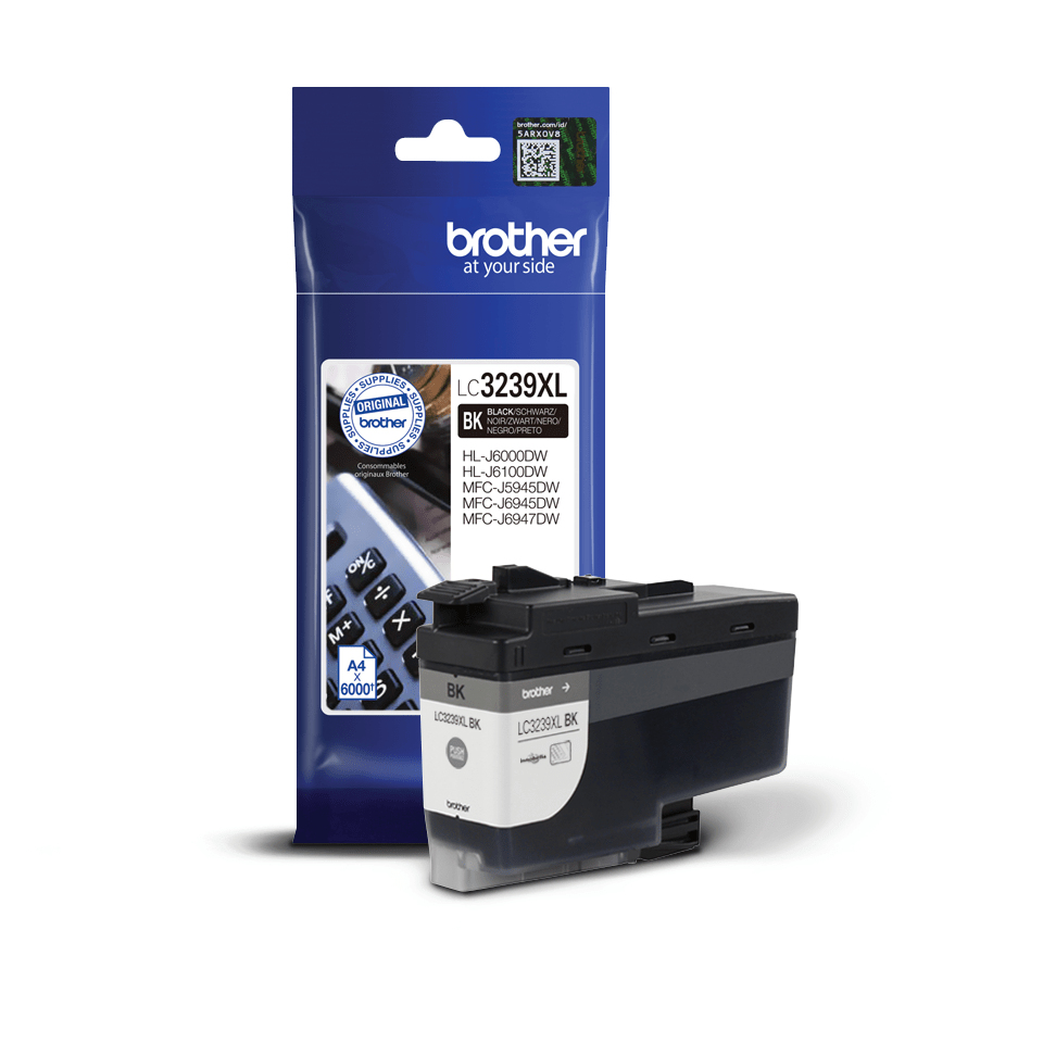 Brother LC3239XLBK Inkjet Cartridge High Yield Black LC3239XLBK