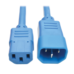 Tripp Lite P005-002-ABL power cable Blue 23.6" (0.6 m) C14 coupler C13 coupler