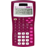 Texas Instruments TI-30XIIS calculator Pocket Scientific Pink