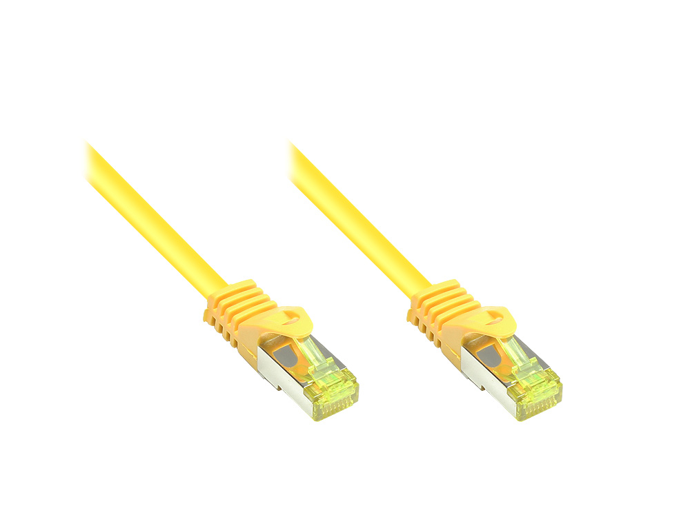 Alcasa 8070R-005Y networking cable Yellow 0.5 m Cat7 S/FTP (S-STP)