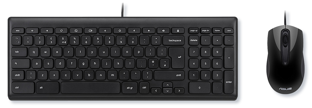 ASUS CHROMEWDUSKBMS WD US KBMS USB Keyboard and Mouse Set ASUS CHROMEWDUSKBMS WD US KBMS USB Keyboard and Mouse Set
