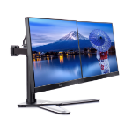 iiyama The DS1002D-B1 is a desk mount stand for two flat screens up to 30”