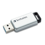 Verbatim Store 'n' Go Secure Pro USB flash drive 128 GB USB Type-A 3.2 Gen 1 (3.1 Gen 1) Black, Silver