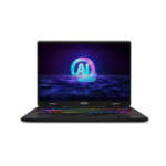 MSI Pulse 16 AI C1VGKG-065US Intel Core Ultra 9 185H Laptop 16" Quad HD+ 64 GB DDR5-SDRAM 1 TB SSD NVIDIA GeForce RTX 4070 Wi-Fi 6E (802.11ax) Windows 11 Pro Black