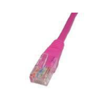 Cables Direct Cat5e UTP 0.25m networking cable Pink