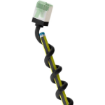 Goobay 74355 networking cable Black 3 m Cat8.1 U/FTP (STP)