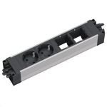 Bachmann STEP ALU 2x power strip, 2x custom module
