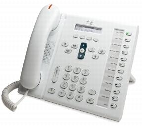 Cisco Unified IP Phone 6961, Slimline Handset White