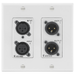 Extron AXI 22 AT D & WPD 102 XLRM socket-outlet XLR White