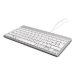 R-Go Tools Ergonomic keyboard R-Go Compact Break, compact keyboard with break software, QWERTY (IT), wired, white