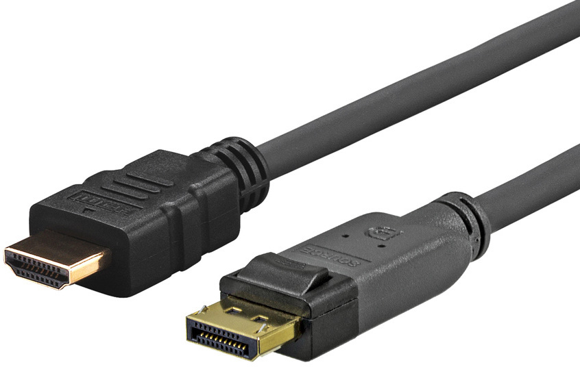 Image of Vivolink 15m Displayport - HDMI Black