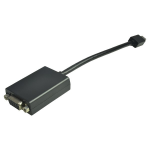 2-Power ALT9999A video cable adapter Mini DisplayPort VGA (D-Sub) Black