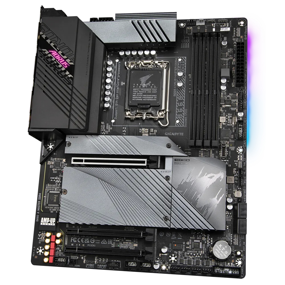 Image of Gigabyte B660 AORUS MASTER DDR4 motherboard Intel B660 LGA 1700 ATX