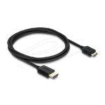 DeLOCK 81684 HDMI cable 1 m HDMI Type A (Standard) HDMI Type C (Mini) Black
