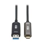 Tripp Lite U428F-10M-D321 USB cable 393.7" (10 m) USB 3.2 Gen 2 (3.1 Gen 2) USB A USB C Black