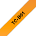 Brother TC-B01 cinta para impresora de etiquetas Negro sobre naranja fluorescente