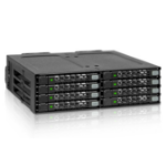 Icy Dock MB998SP-B disk array 0 TB Black