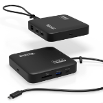 Plugable Technologies USBC-6950PDZ notebook dock/port replicator Wired USB 3.2 Gen 2 (3.1 Gen 2) Type-C Black